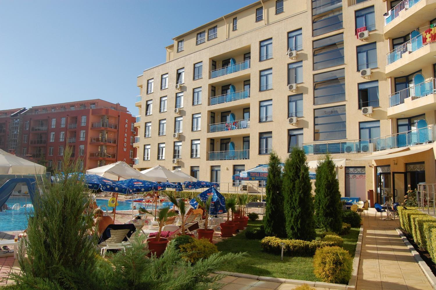 Rainbow 1 Holiday Complex Sunny Beach Exterior photo